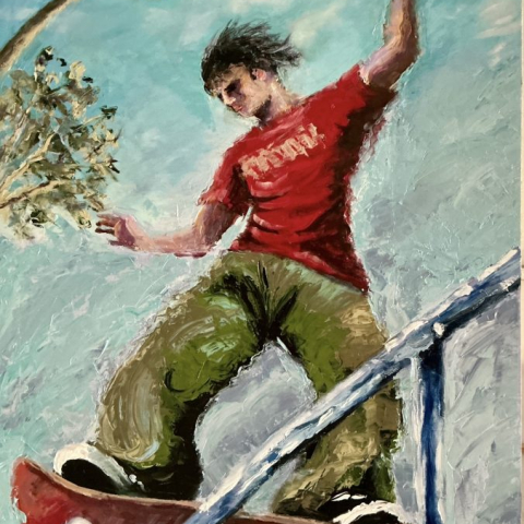 Ergo sum! Olio su tela 120x80